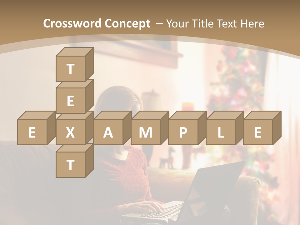 Female Online Web PowerPoint Template