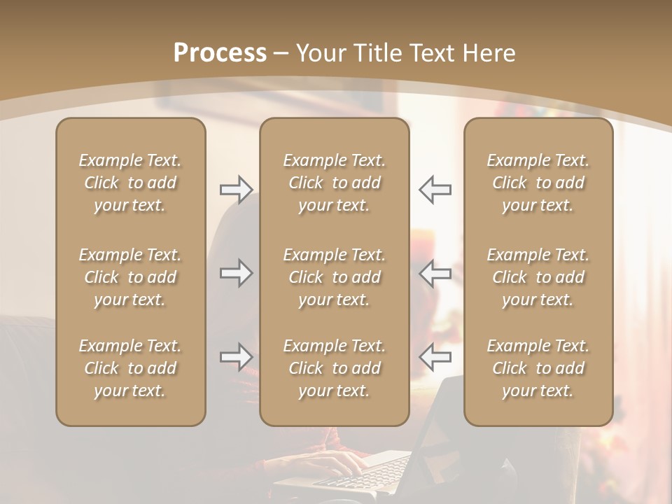Female Online Web PowerPoint Template