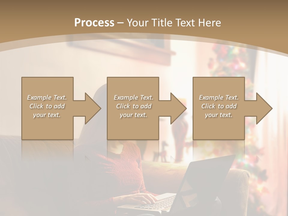 Female Online Web PowerPoint Template