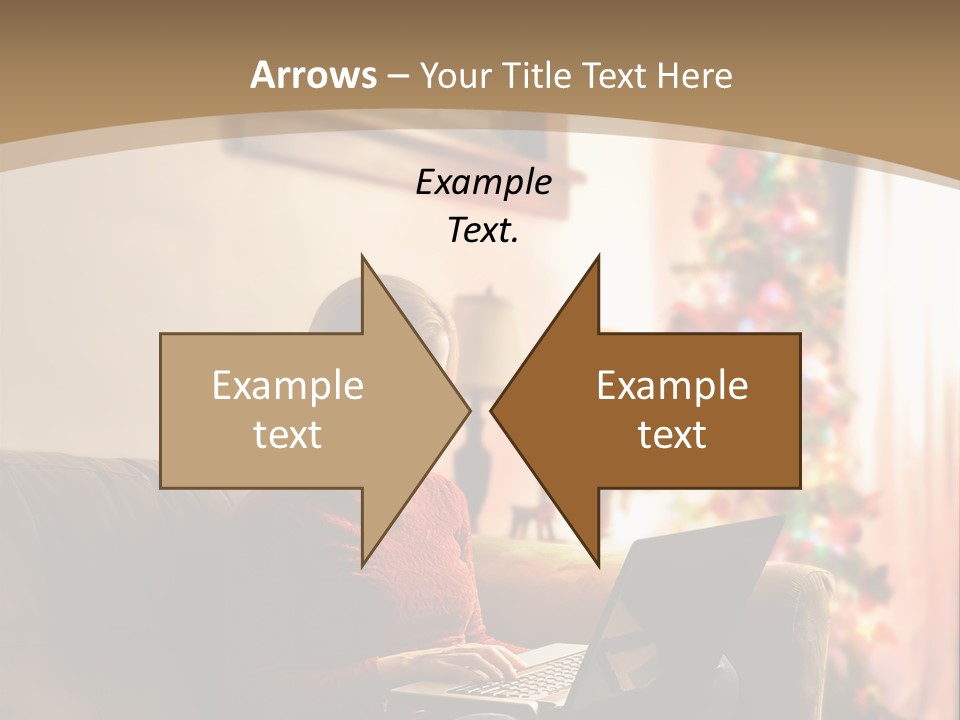 Female Online Web PowerPoint Template