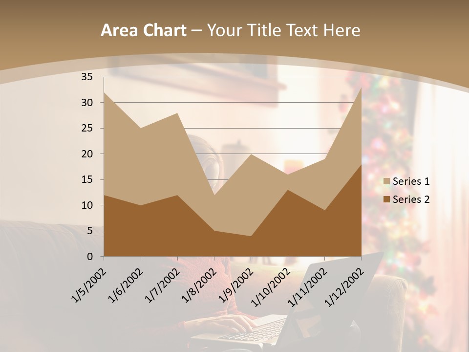 Female Online Web PowerPoint Template
