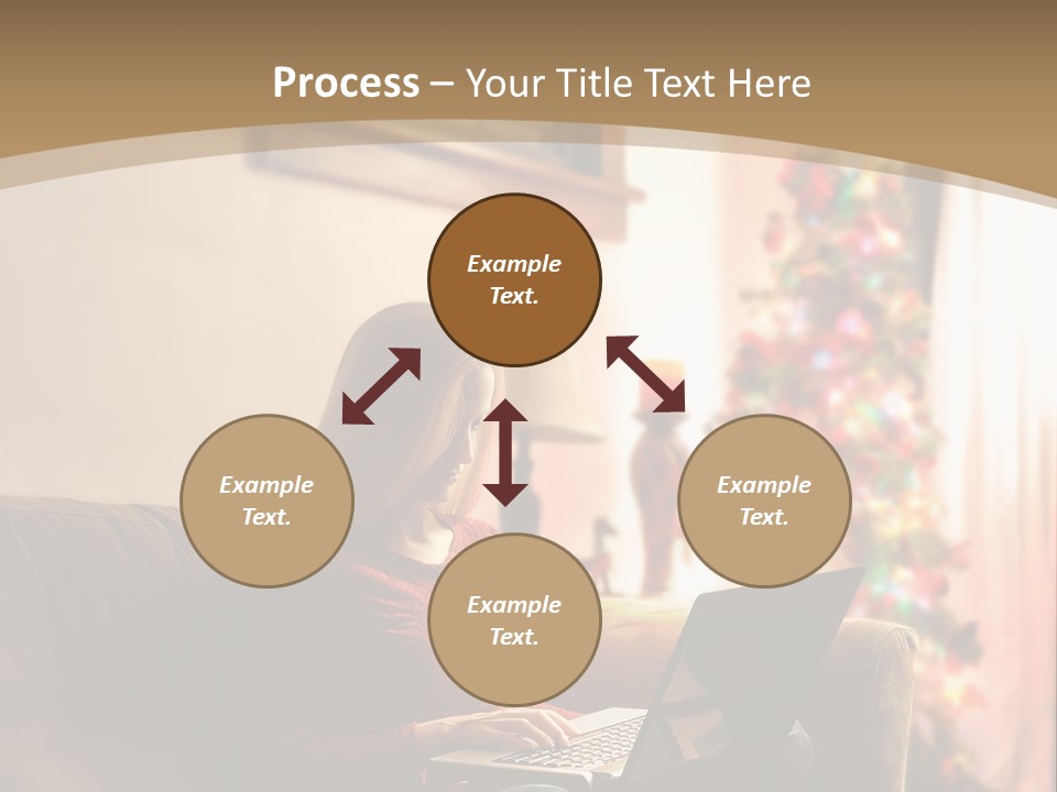 Female Online Web PowerPoint Template