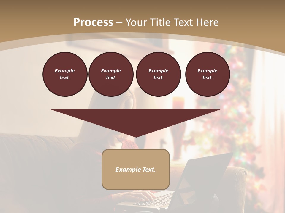 Female Online Web PowerPoint Template
