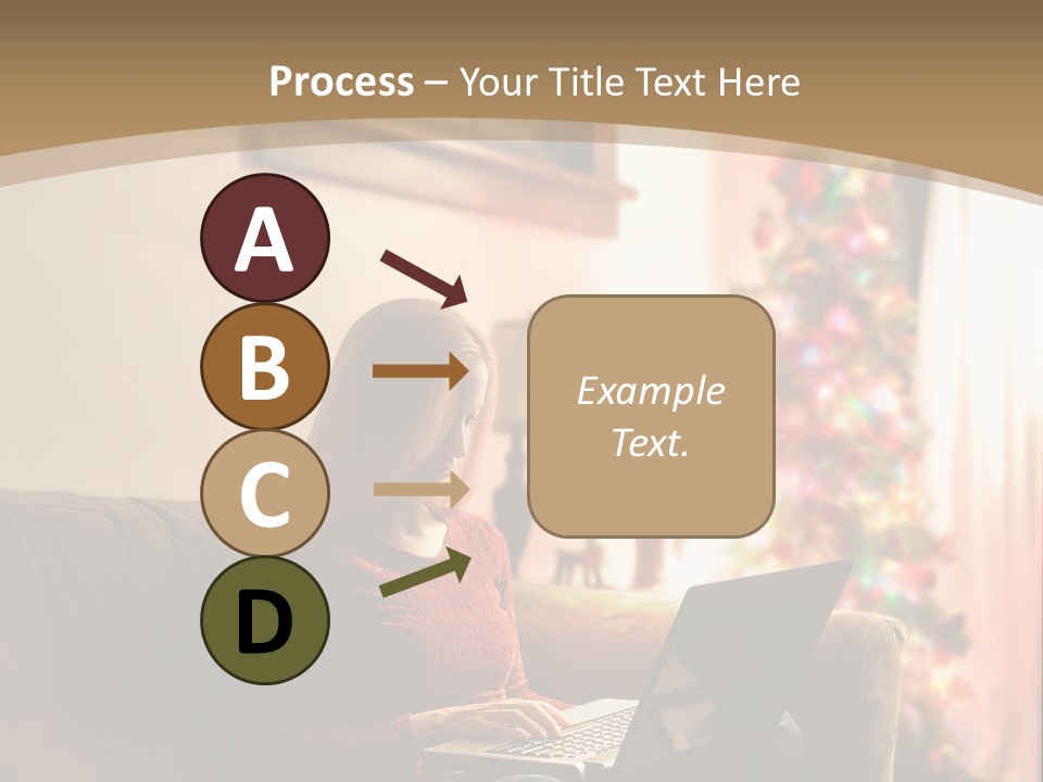Female Online Web PowerPoint Template