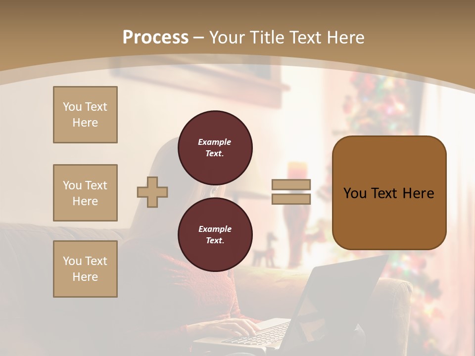 Female Online Web PowerPoint Template