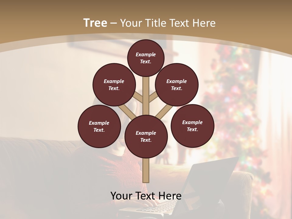 Female Online Web PowerPoint Template