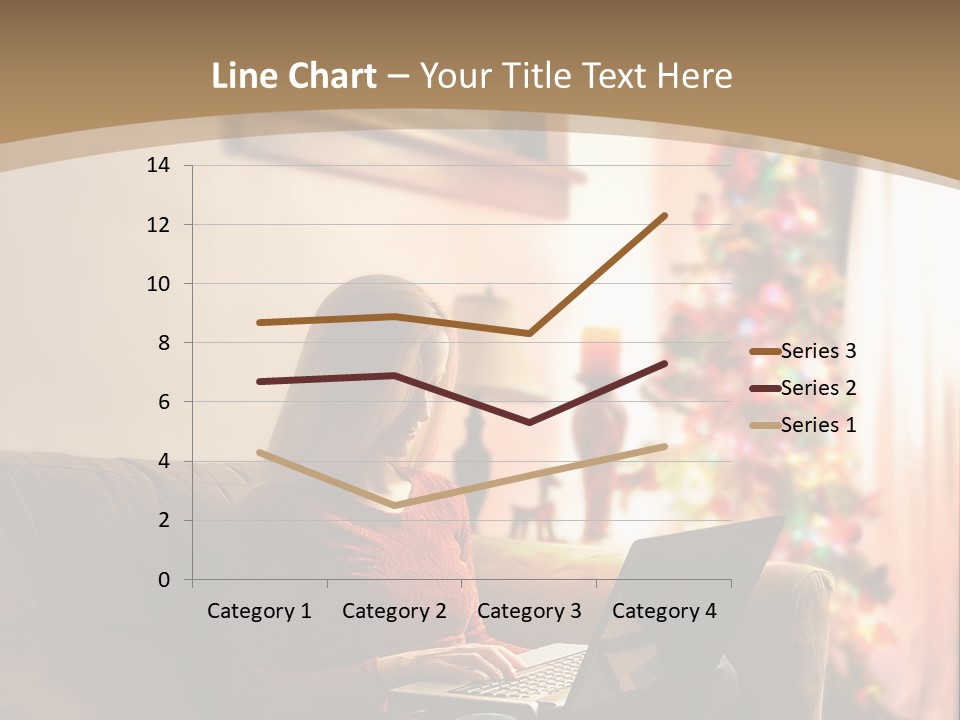 Female Online Web PowerPoint Template