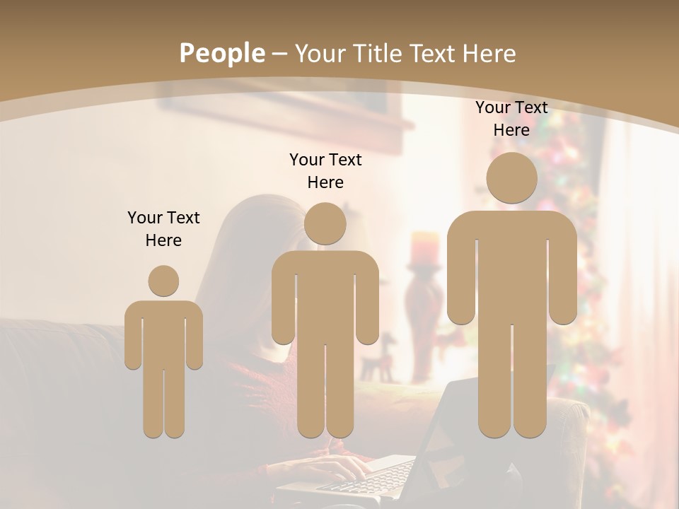 Female Online Web PowerPoint Template