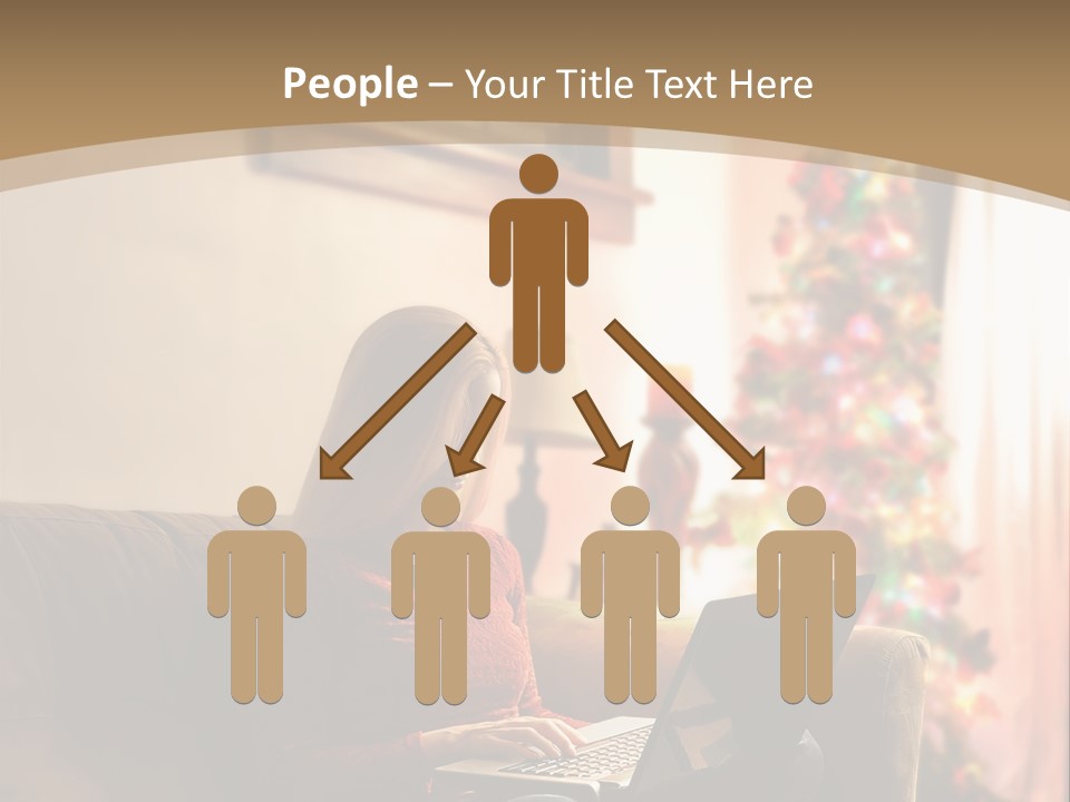 Female Online Web PowerPoint Template