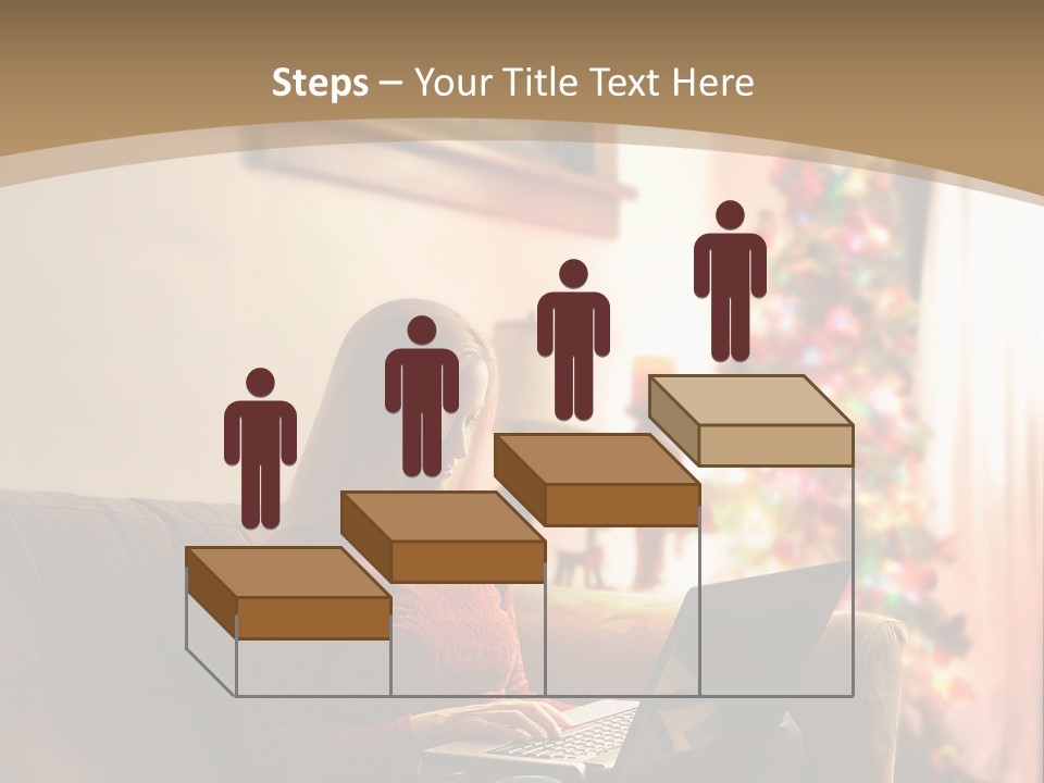 Female Online Web PowerPoint Template