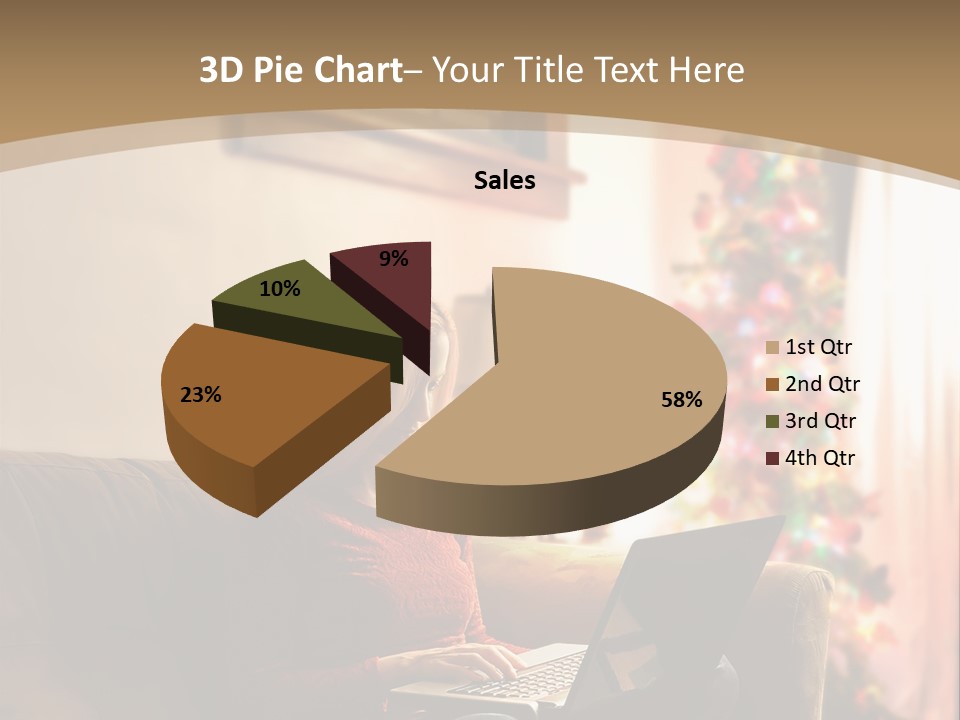 Female Online Web PowerPoint Template