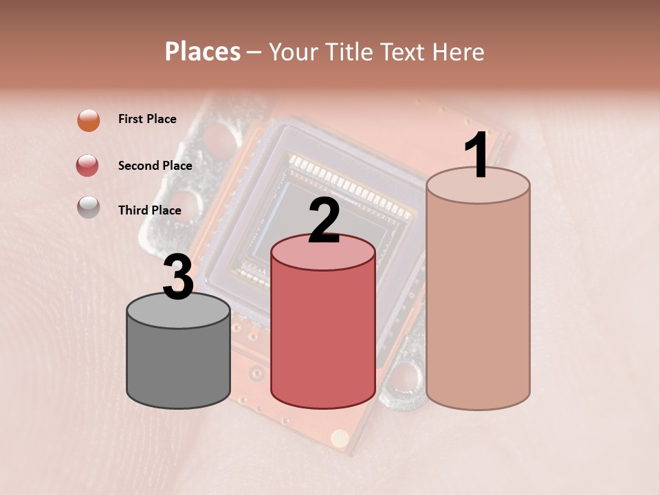 Electronics Silicon Palm PowerPoint Template