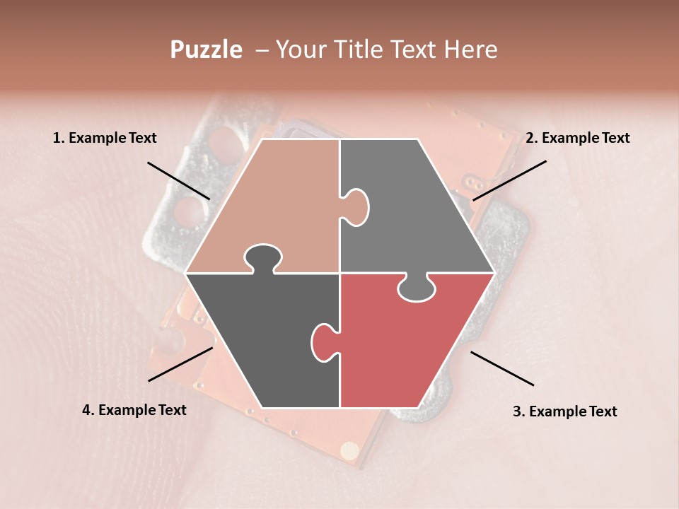 Electronics Silicon Palm PowerPoint Template