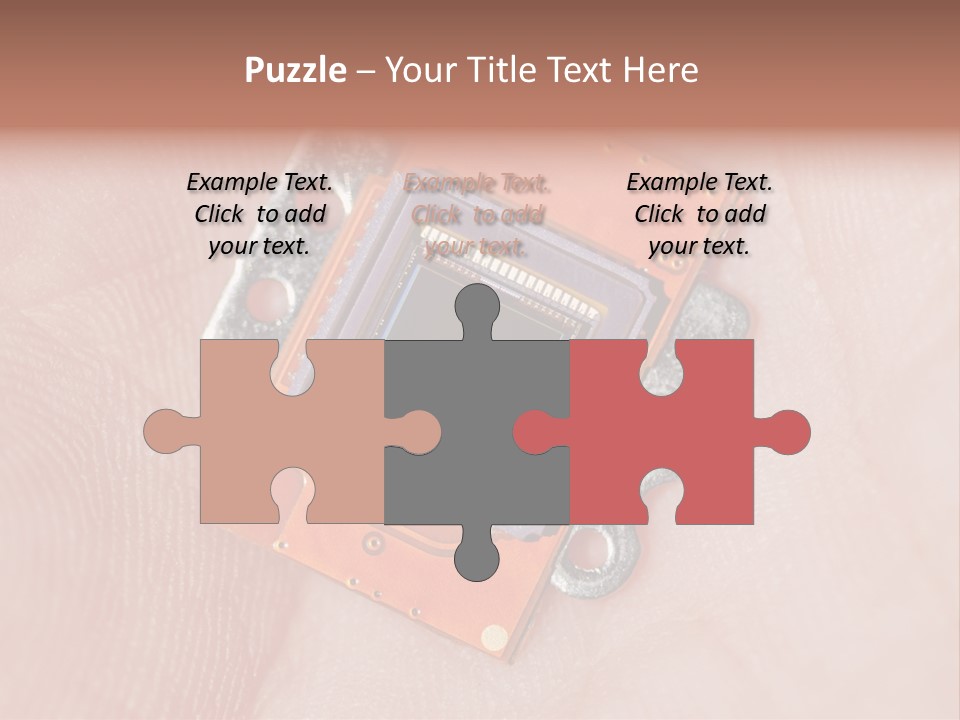 Electronics Silicon Palm PowerPoint Template