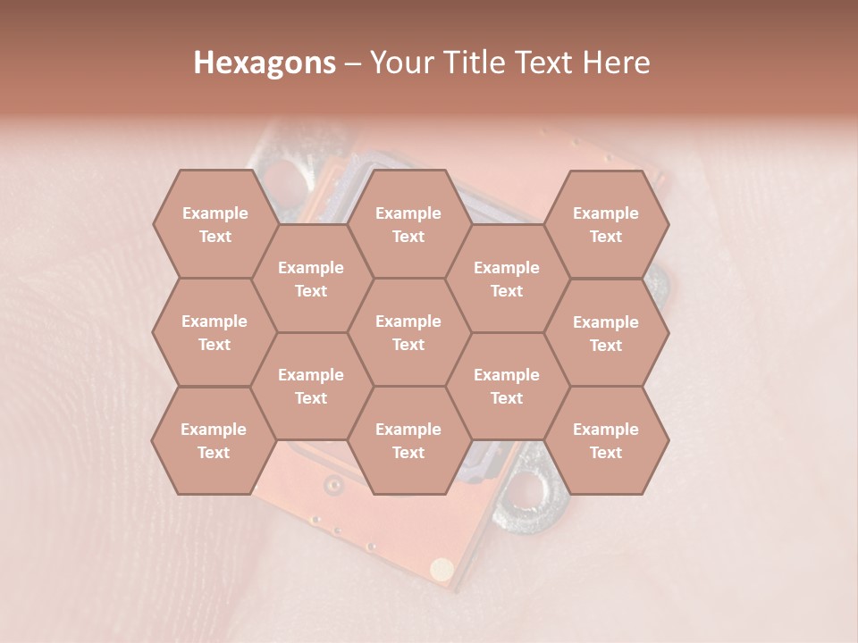 Electronics Silicon Palm PowerPoint Template