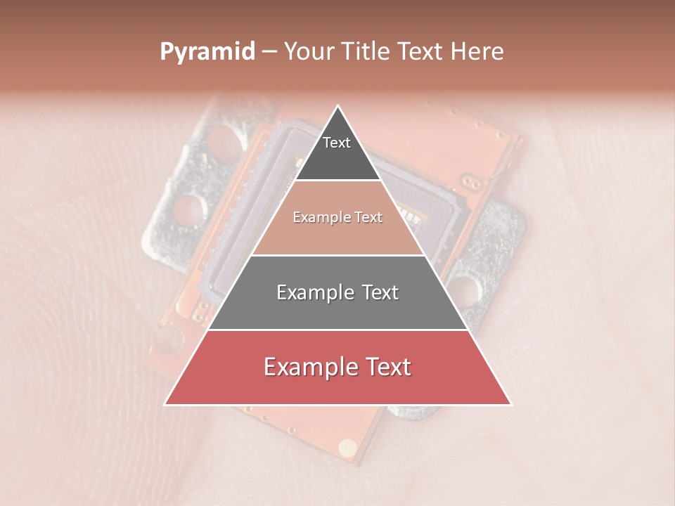 Electronics Silicon Palm PowerPoint Template