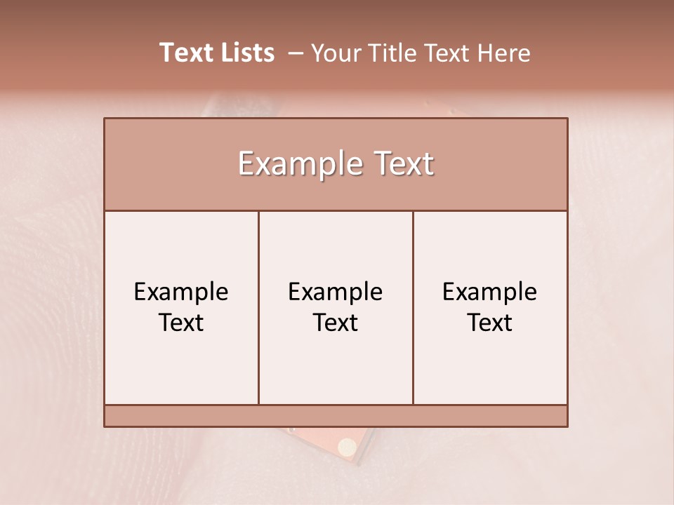 Electronics Silicon Palm PowerPoint Template