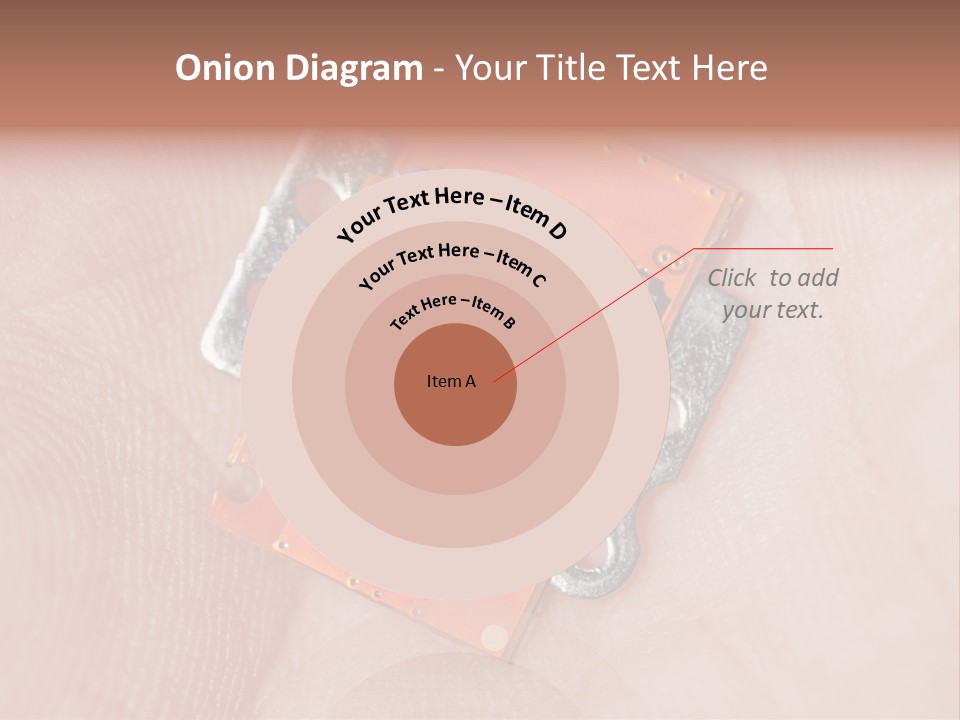 Electronics Silicon Palm PowerPoint Template