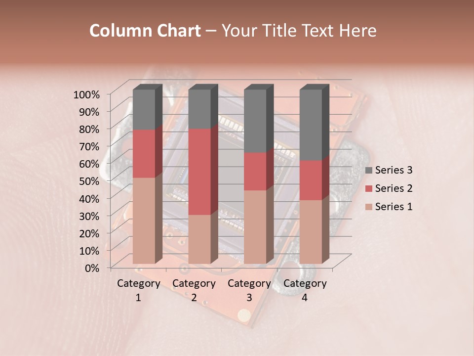 Electronics Silicon Palm PowerPoint Template