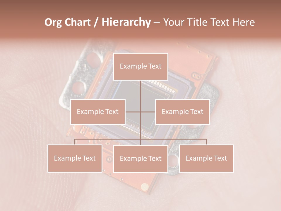Electronics Silicon Palm PowerPoint Template
