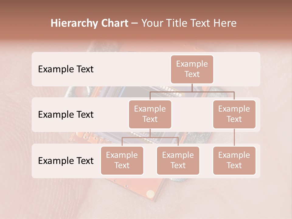 Electronics Silicon Palm PowerPoint Template