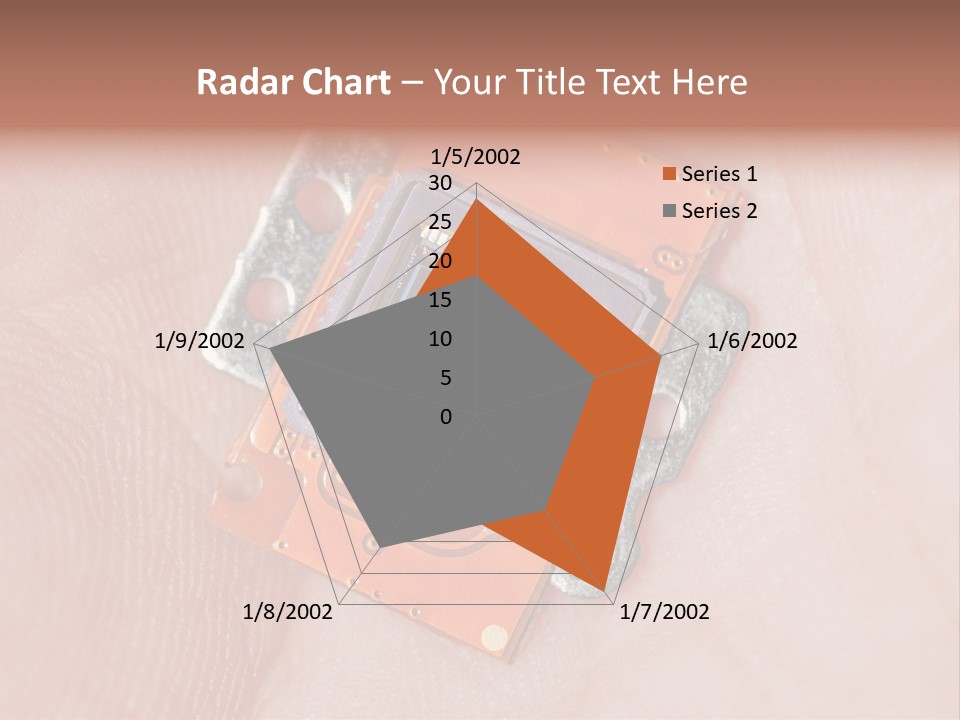 Electronics Silicon Palm PowerPoint Template