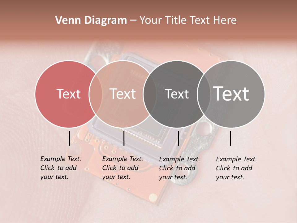 Electronics Silicon Palm PowerPoint Template