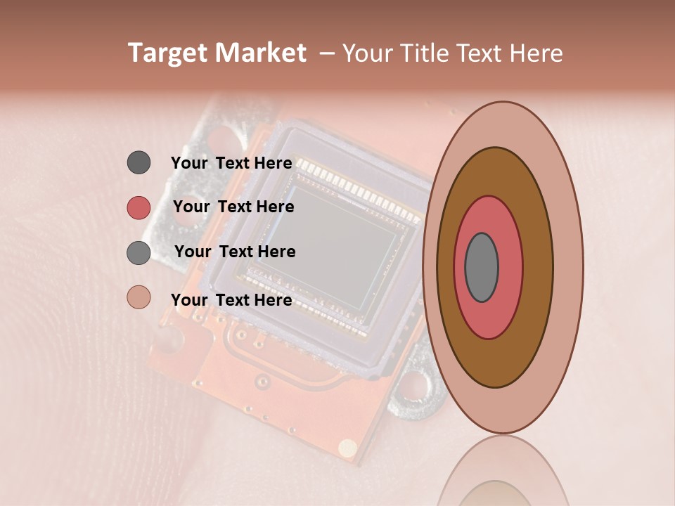 Electronics Silicon Palm PowerPoint Template