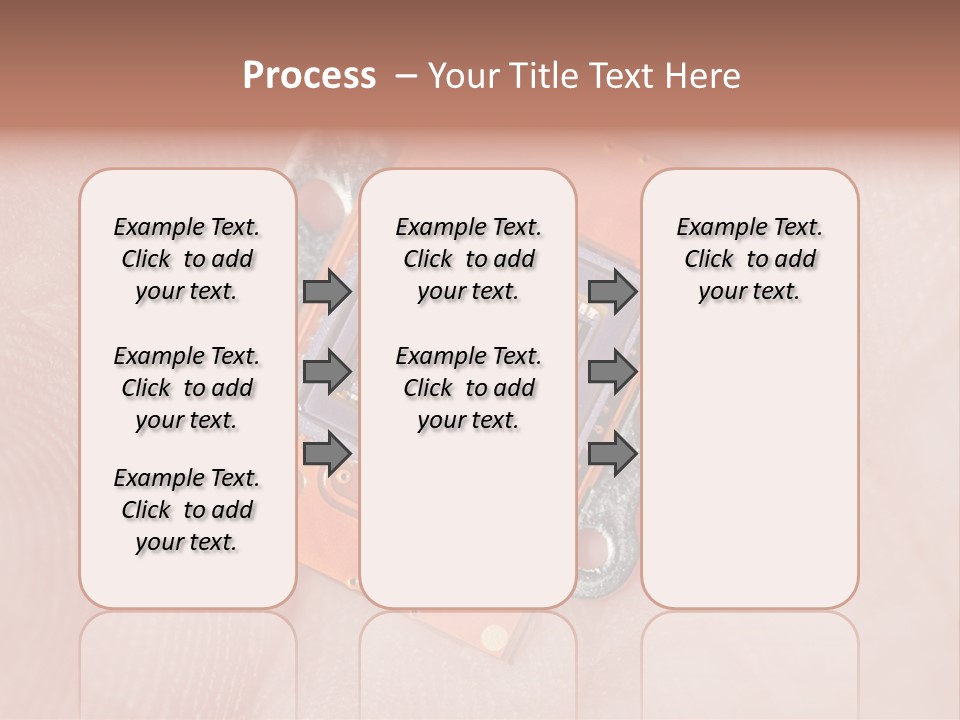 Electronics Silicon Palm PowerPoint Template