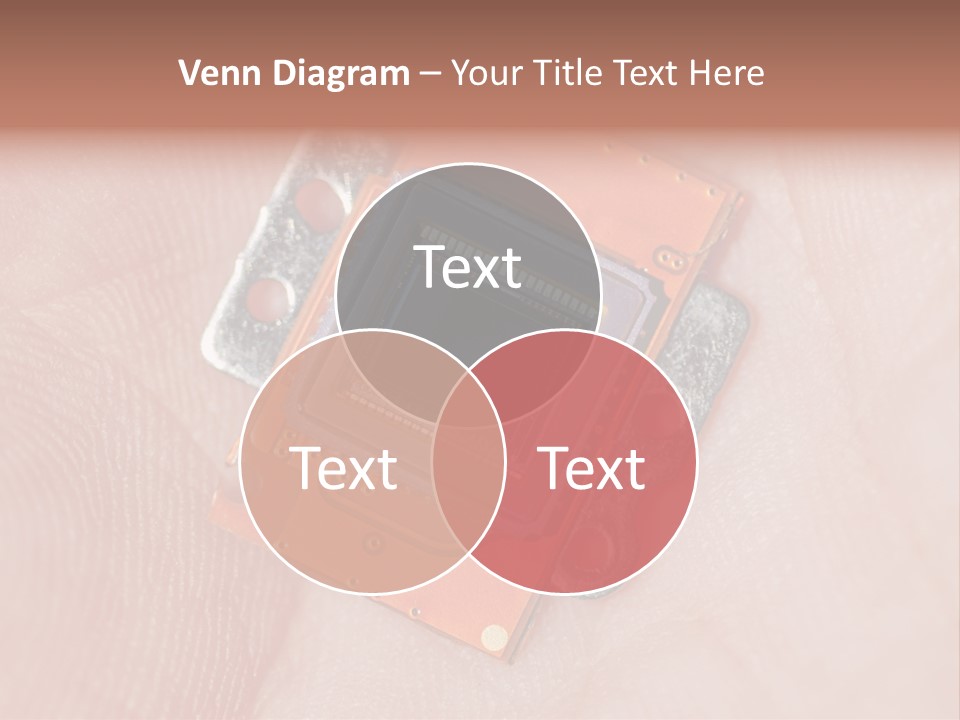 Electronics Silicon Palm PowerPoint Template