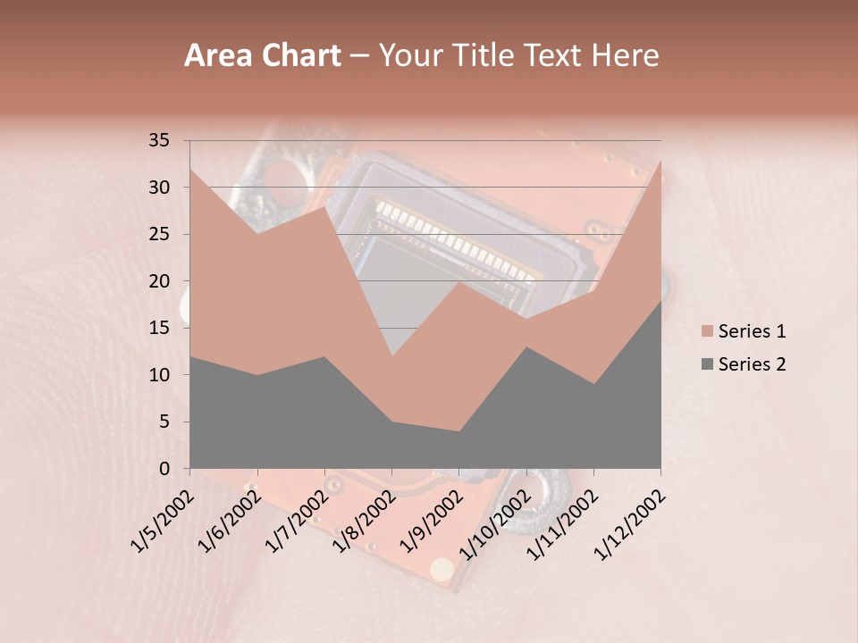 Electronics Silicon Palm PowerPoint Template