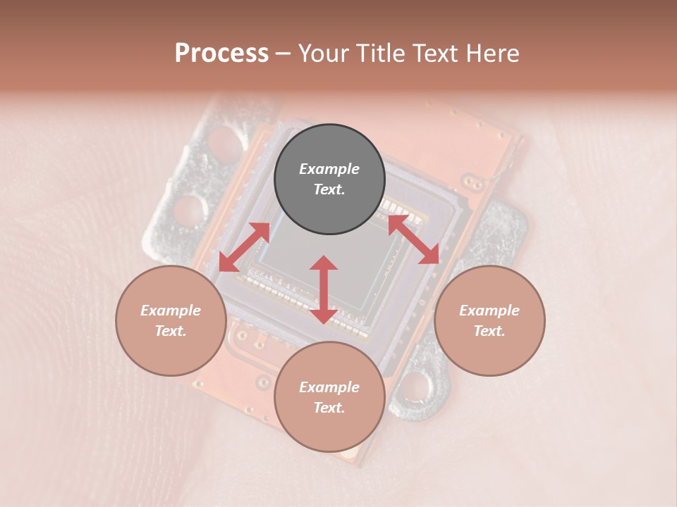 Electronics Silicon Palm PowerPoint Template