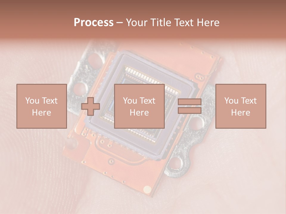 Electronics Silicon Palm PowerPoint Template