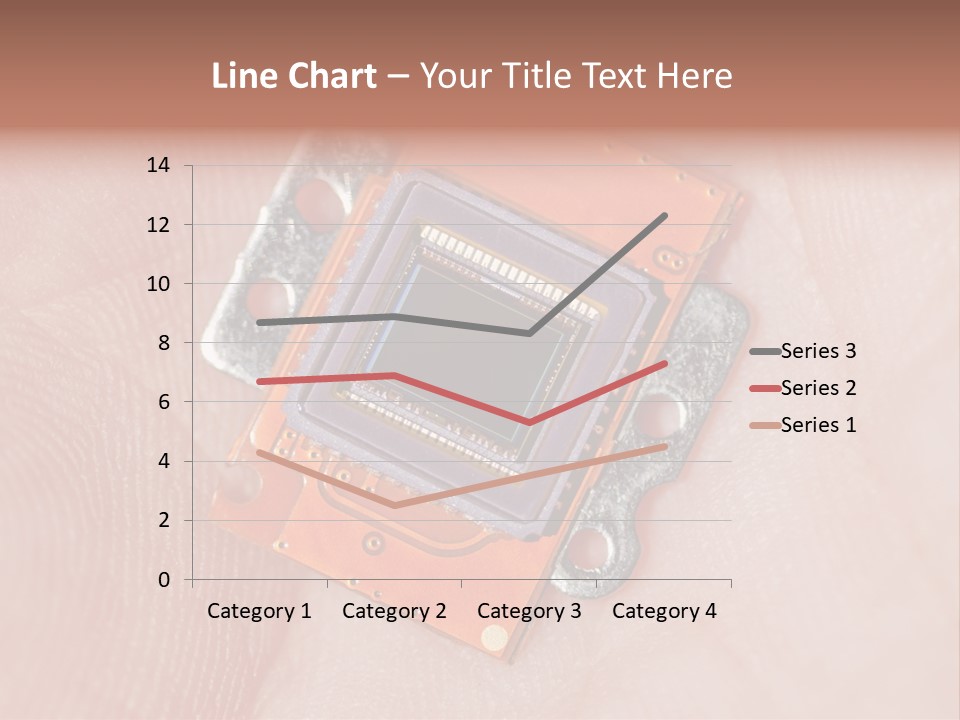 Electronics Silicon Palm PowerPoint Template