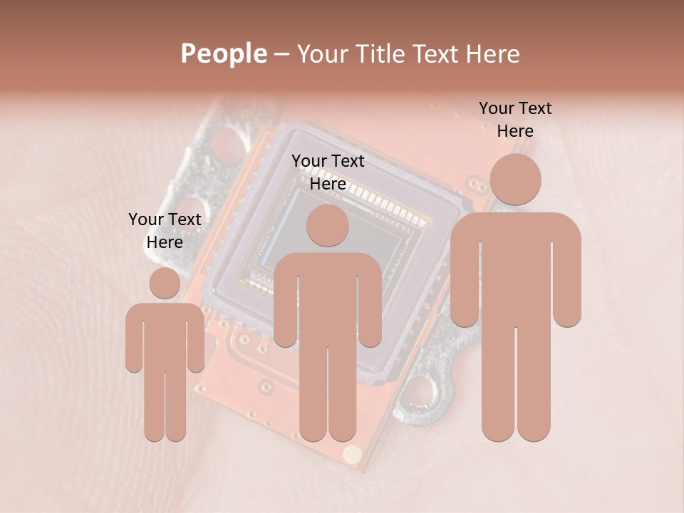 Electronics Silicon Palm PowerPoint Template