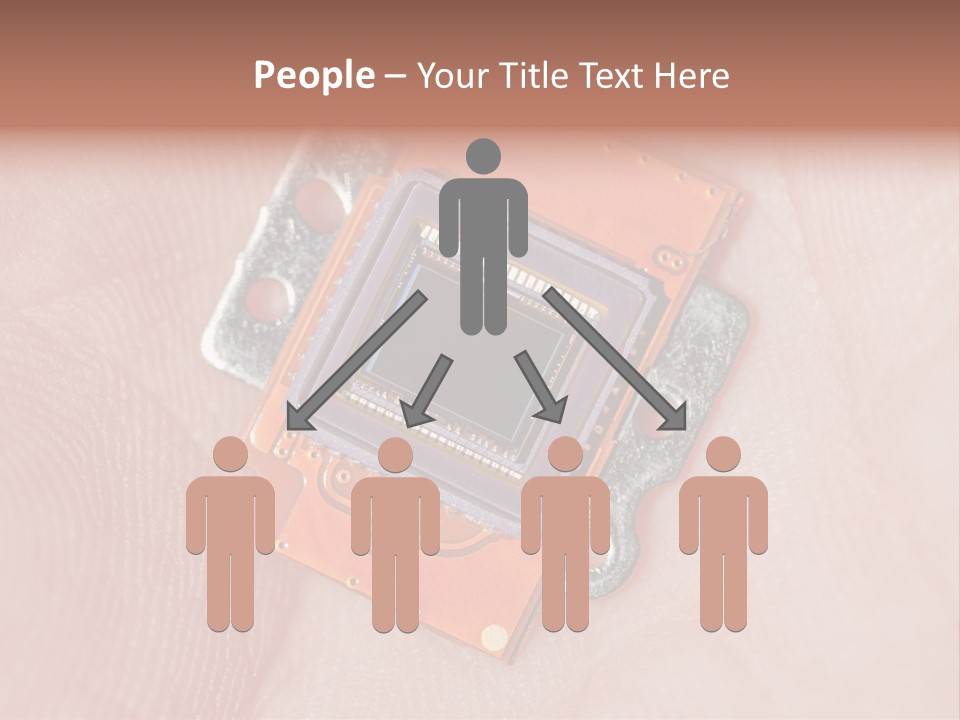 Electronics Silicon Palm PowerPoint Template