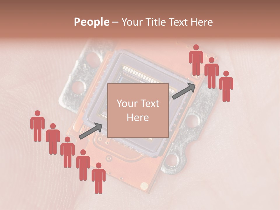 Electronics Silicon Palm PowerPoint Template