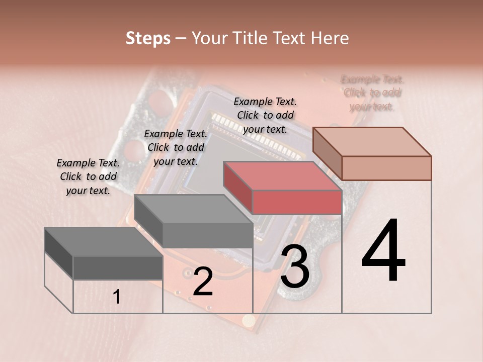 Electronics Silicon Palm PowerPoint Template