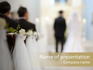 Ceremony Light Wedding PowerPoint Template