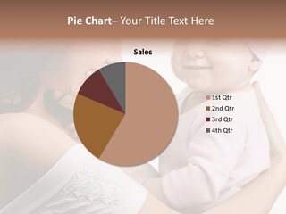 Parenting Smiling Holding PowerPoint Template