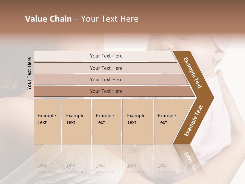 Parenting Smiling Holding PowerPoint Template