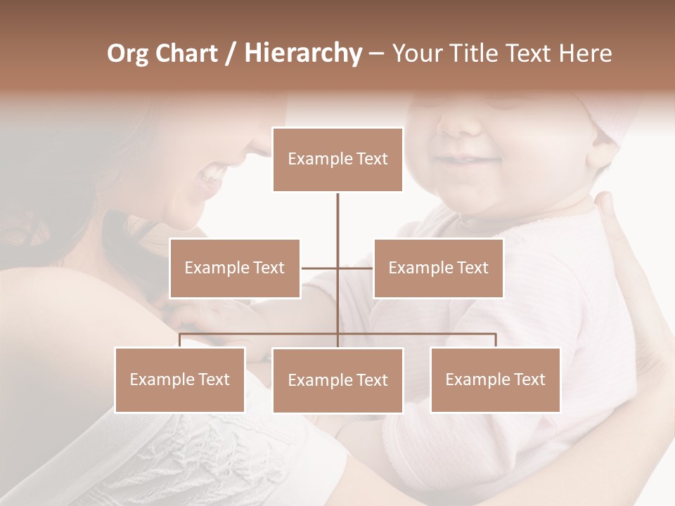 Parenting Smiling Holding PowerPoint Template