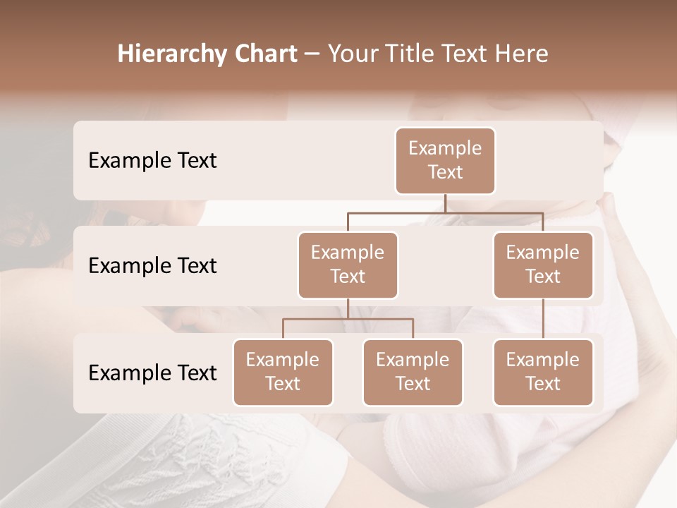 Parenting Smiling Holding PowerPoint Template