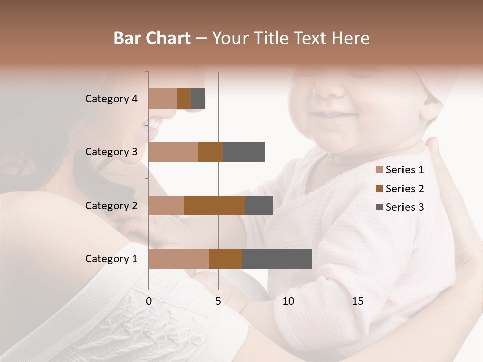Parenting Smiling Holding PowerPoint Template