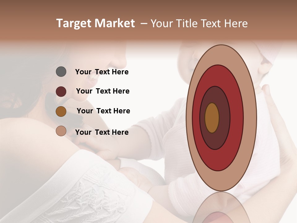 Parenting Smiling Holding PowerPoint Template