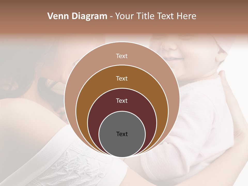 Parenting Smiling Holding PowerPoint Template