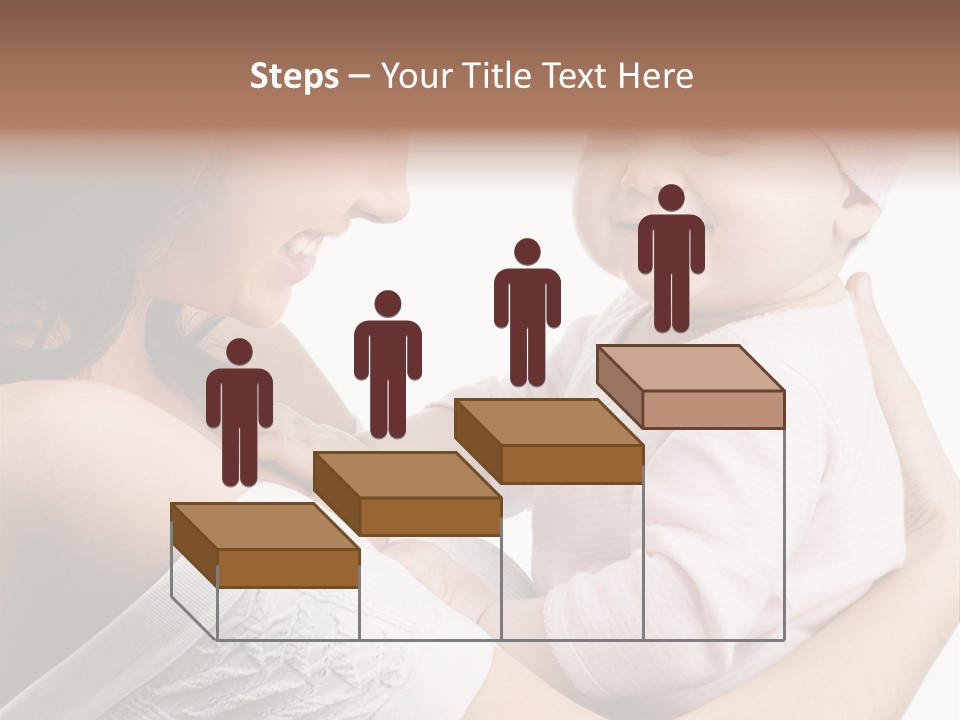 Parenting Smiling Holding PowerPoint Template
