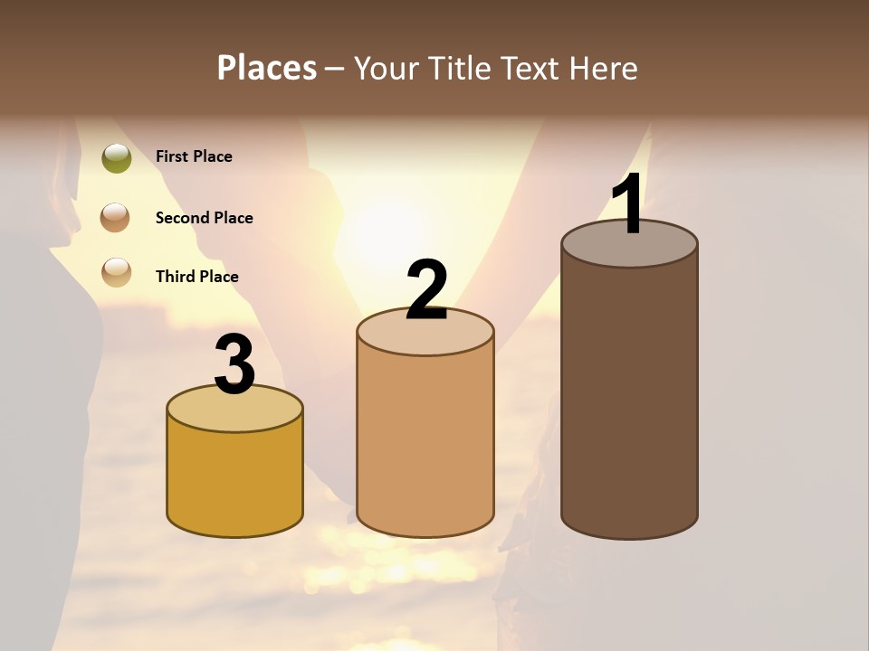 Sunlight Sunrise Man PowerPoint Template