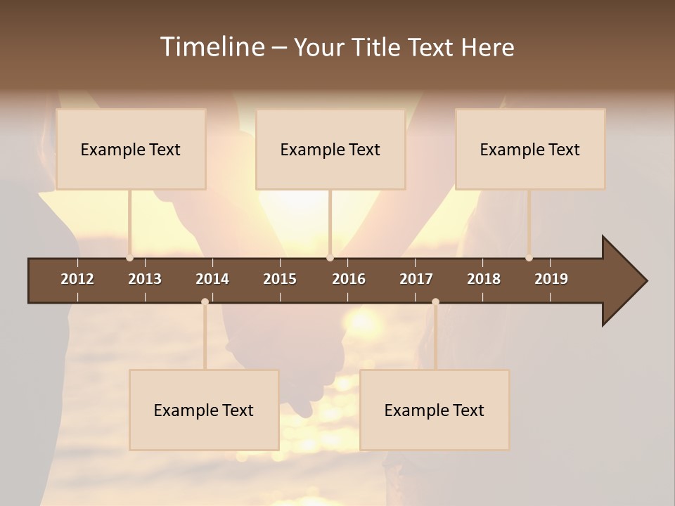 Sunlight Sunrise Man PowerPoint Template