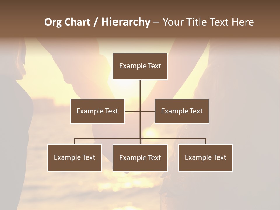 Sunlight Sunrise Man PowerPoint Template